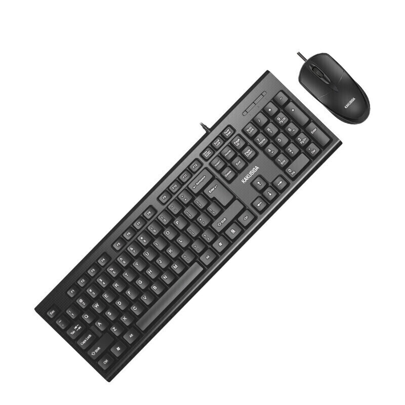 Kaku Usb Wired Keyboard And Mouse Set, Black, KSC-502 MINGJIAN