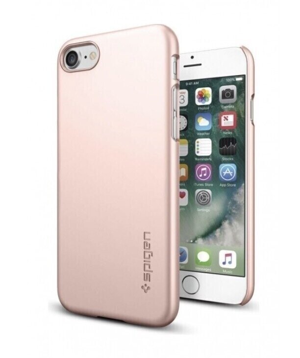 Spigen iPhone 7 4.7" Thin Fit, Rose Gold (042CS20429)