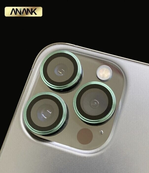 Anank iPhone 13 Pro AR Circle Lens Guard, Alpine Green