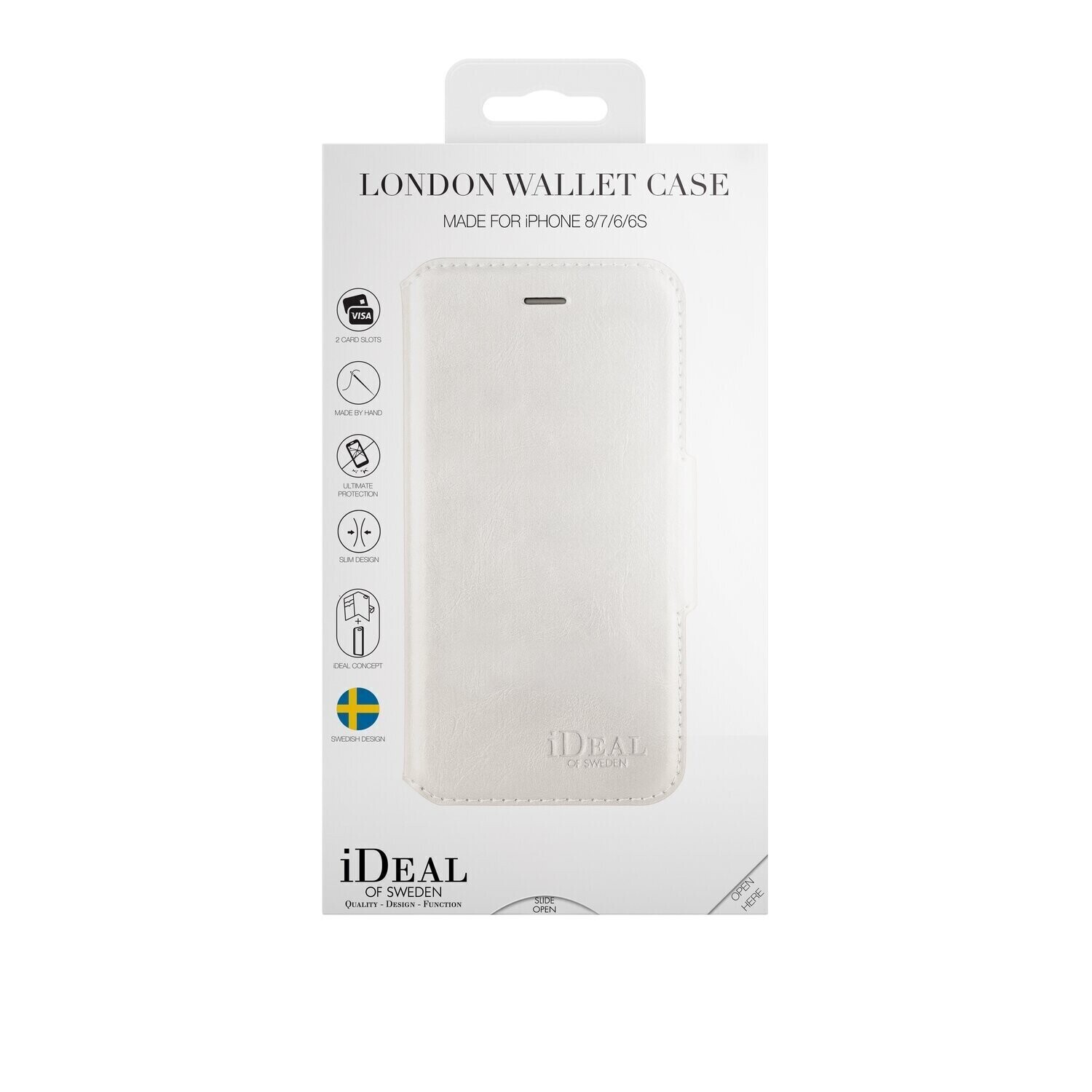 iDeal Of Sweden iPhone 7 4.7" London Wallet Case, White