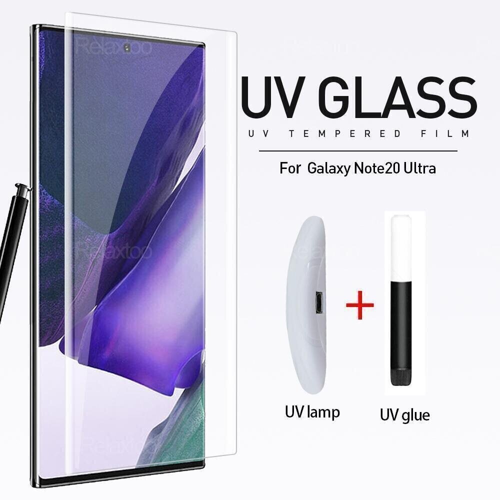 TDG Samsung Galaxy Note 20 Ultra 5G Tempered Glass, 3D UV Clear (Screen Protector)