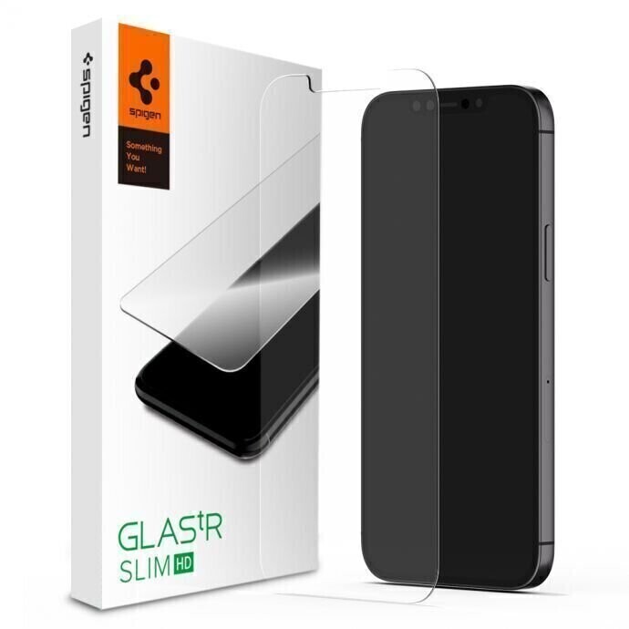 Spigen iPhone 12 Pro Max 6.7" Screen Protector, Glas. Tr Slim HD Clear