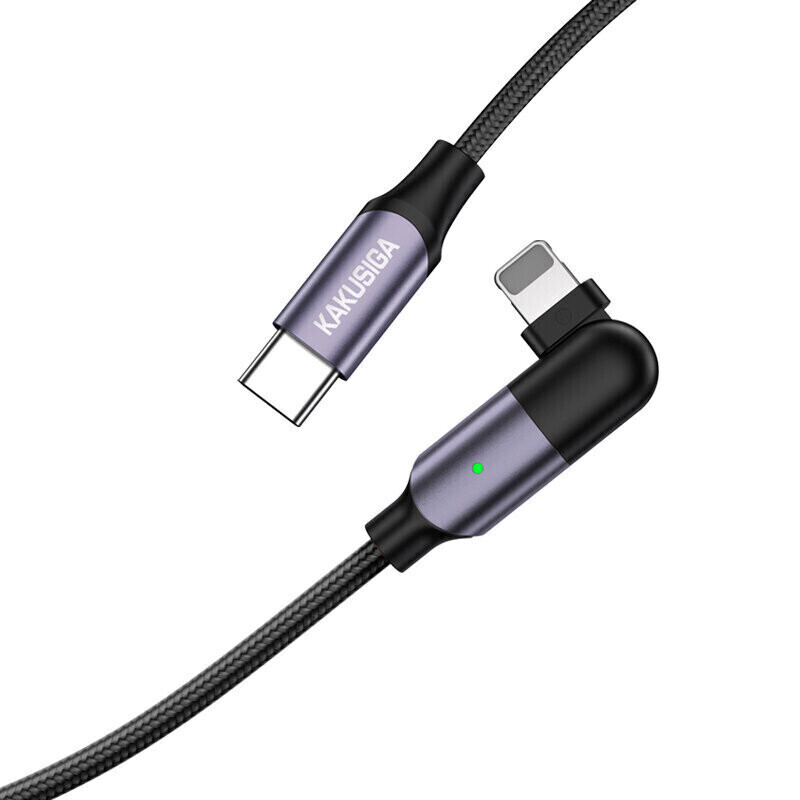 Kaku KSC-655 FENGXUAN Fast Charging Data Cable (USB To Lightning) (1.2M), Black