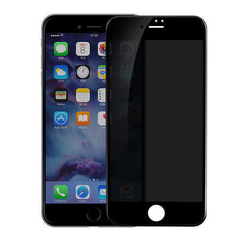 Komass iPhone 6/7/8 Plus 5.5" Tempered Glass, Privacy Black