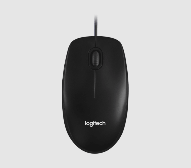 LOGITECH M100R USB WIRED MOUSE BLACK (3Y)