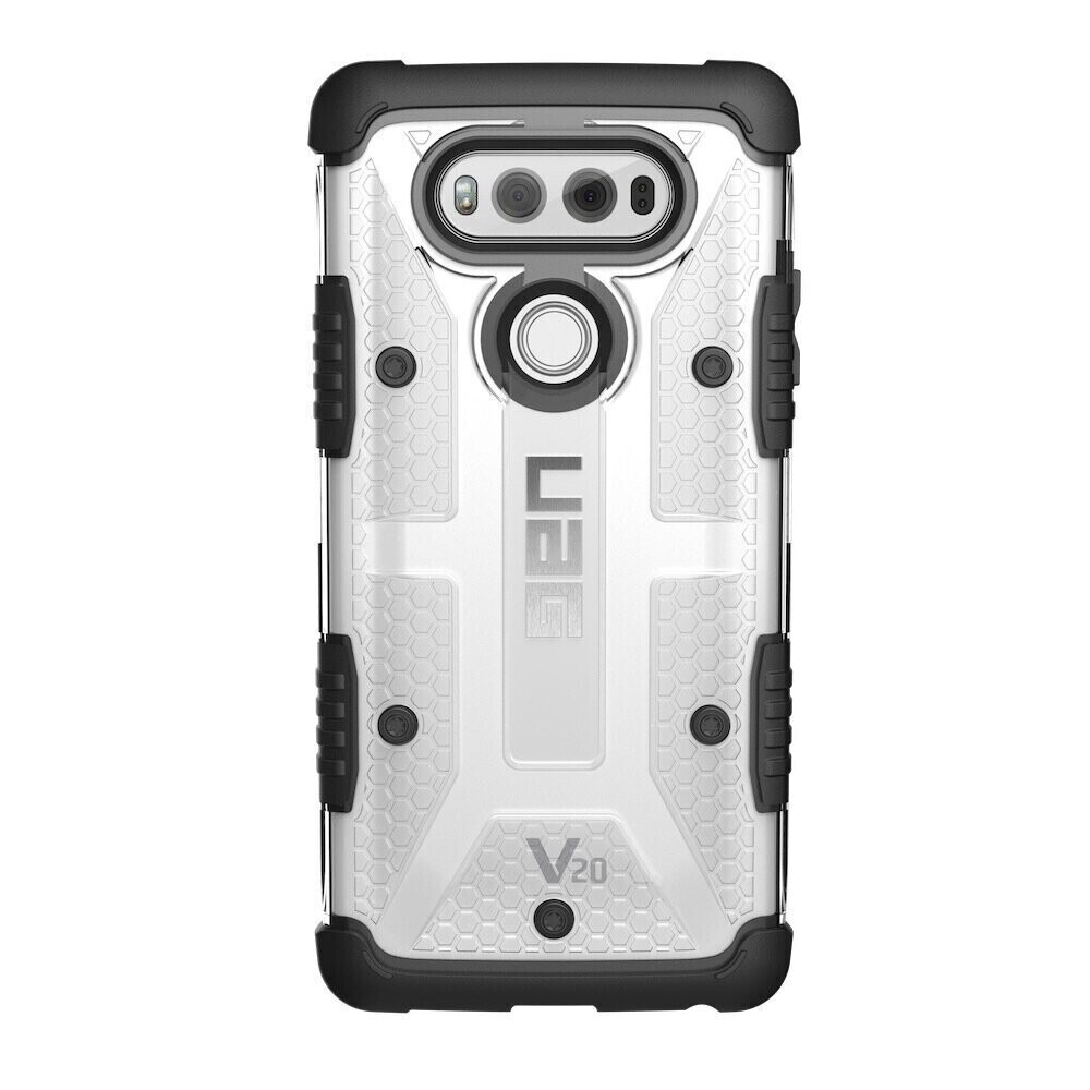 UAG LG V20 Plasma Case, Ice/Black (Transparent)