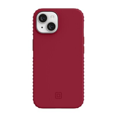 Incipio iPhone 14 Grip, Scarlet Red/Winery