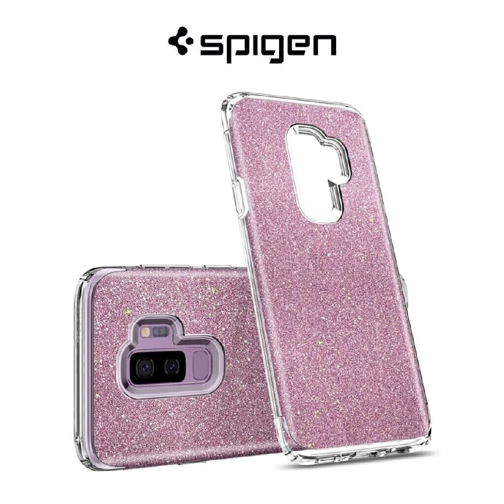 Spigen Samsung Galaxy S9 Plus Slim Armor Crystal Glitter, Rose Quartz (593CS22973) (NS)