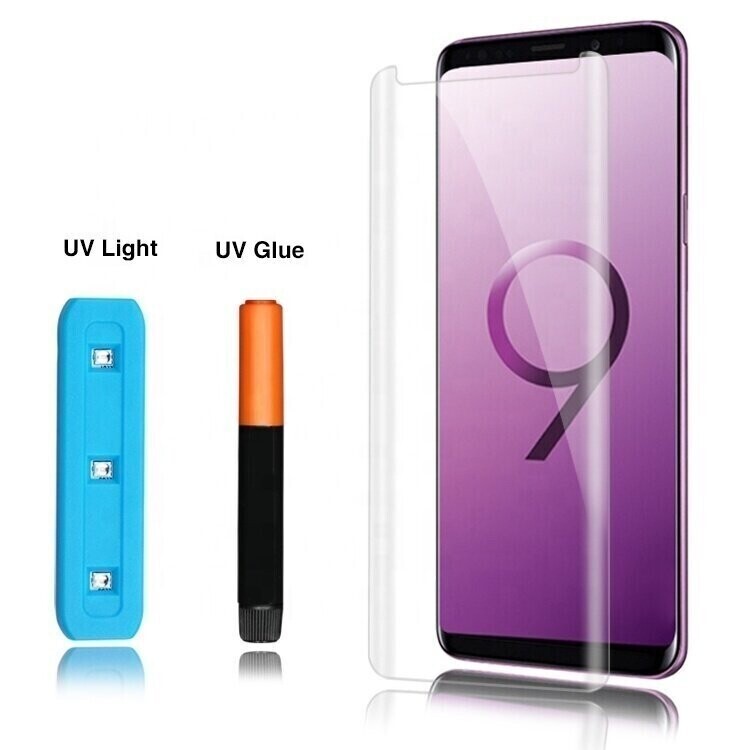 Komass Samsung Galaxy S8+/S9+ Tempered Glass, 3D UV (Screen Protector)