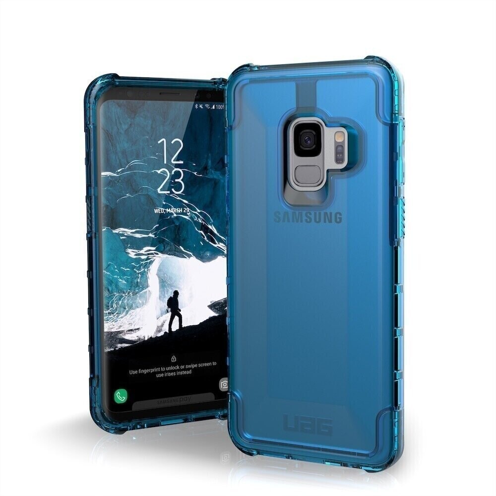 UAG Samsung Galaxy S9 Plyo Case, Glacier (Blue Transparent)