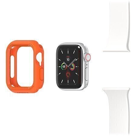 OtterBox Apple Watch Series 6/SE/5/4 (44mm) Exo Edge, Bright Sun (Orange/Orange)