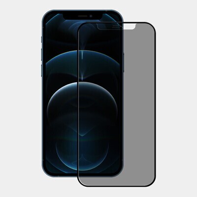 Ugly Rubber iPhone 12 / iPhone 12 Pro 6.1" Tempered Glass, Privacy