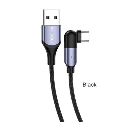 Kaku Fast Charging Data Cable (Type-C), Black