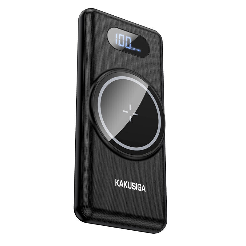 Kaku KSC-661 Zhixing Magnetic Absorption Wireless Fast Charging Power Bank 10000mAh, Black
