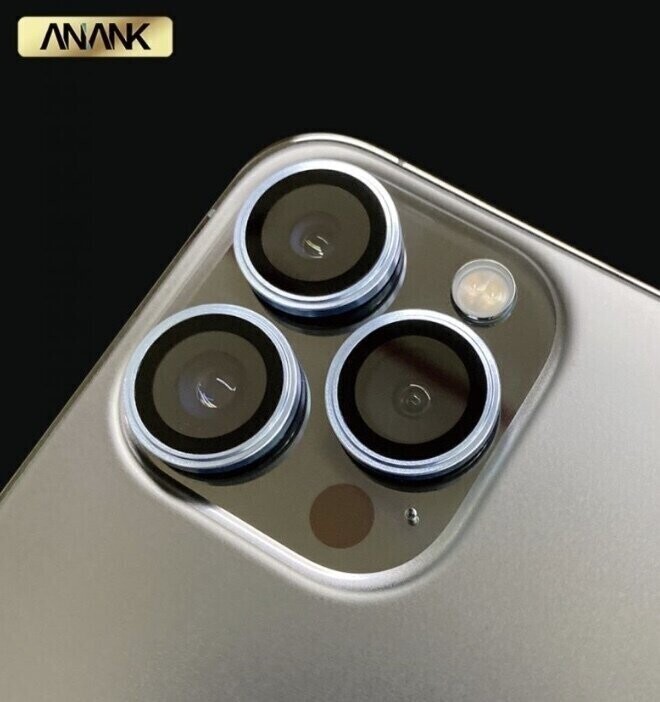 Anank iPhone 13 Pro AR Circle Lens Guard, Blue