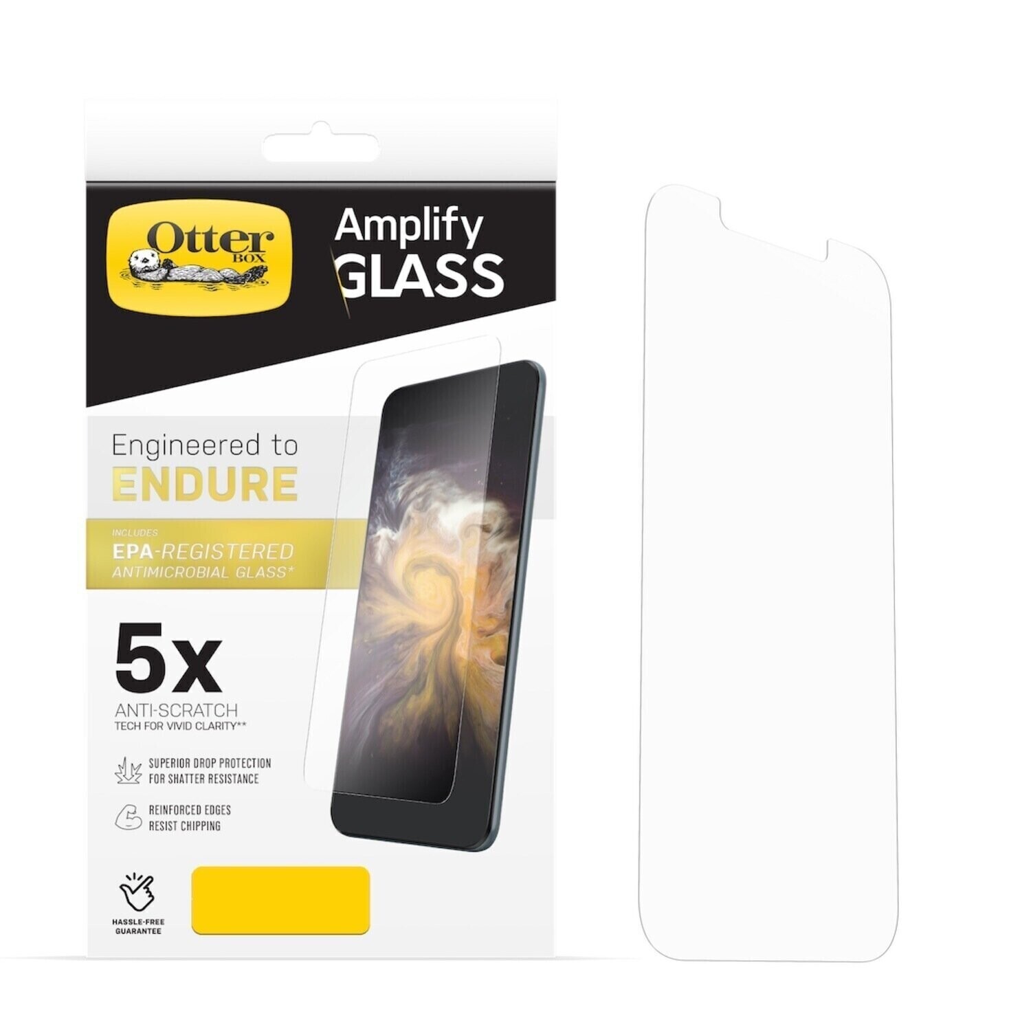 OtterBox iPhone 12 mini Amplify Glass, Clear (Screen Protector)