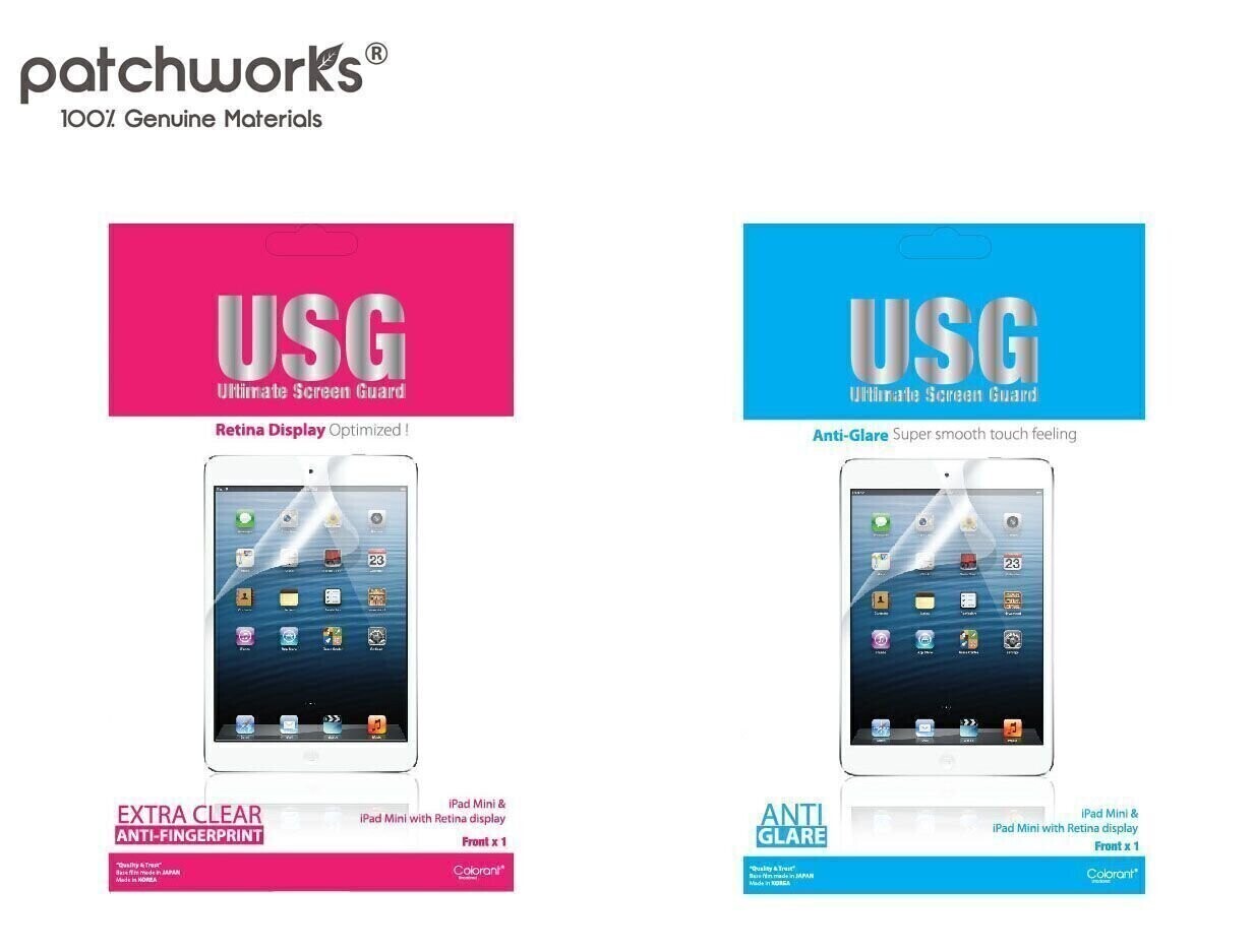 Patchworks iPad mini 4 USG Set, Anti-Glare (1xFront)