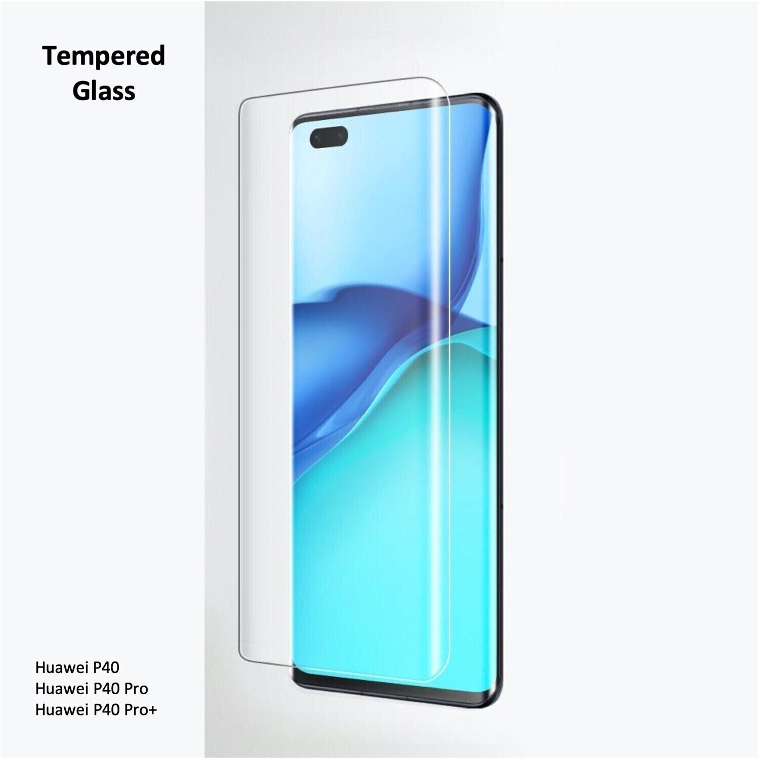 Komass Huawei P40 Pro Tempered Glass, 3D UV