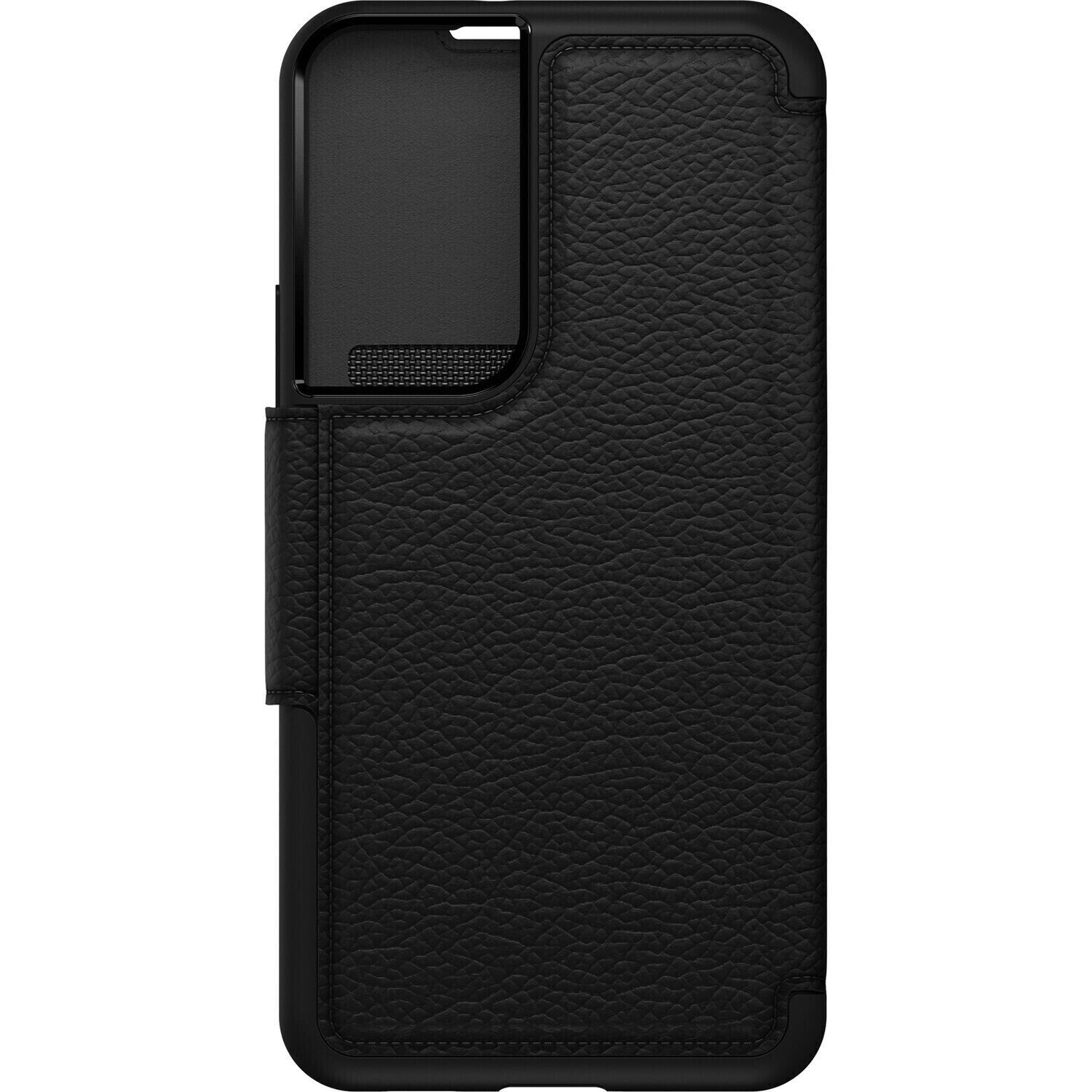 OtterBox Samsung Galaxy S22 5G 6.2" Strada Folio, Shadow (Black/Pewter)