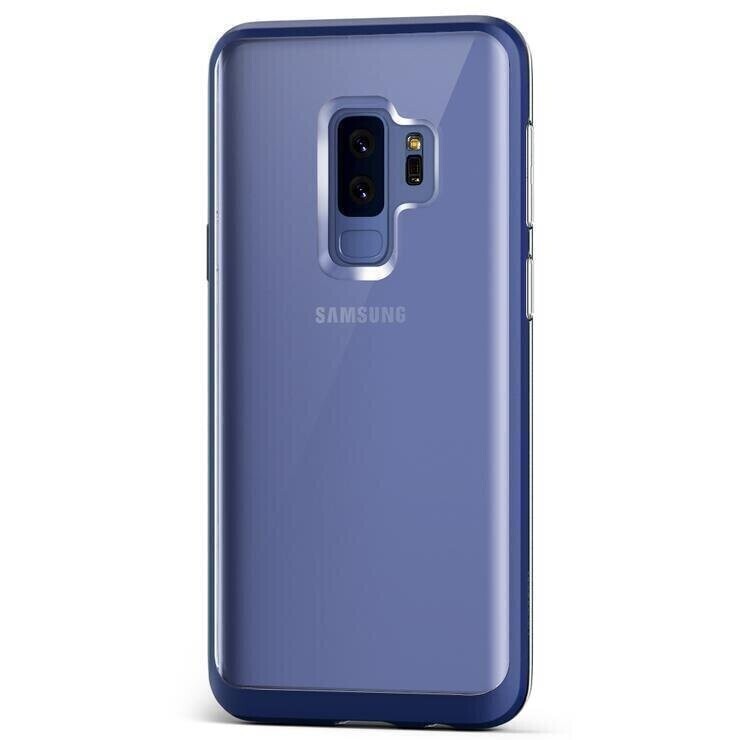 VRS Design Samsung Galaxy S9 Plus Crystal Bumper TPU PlusPC, Deep Sea Blue