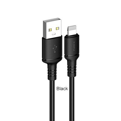 Kaku KSC-419 PINSHUO Smart Charging Data Cable (USB To Lightning) (1M), Black