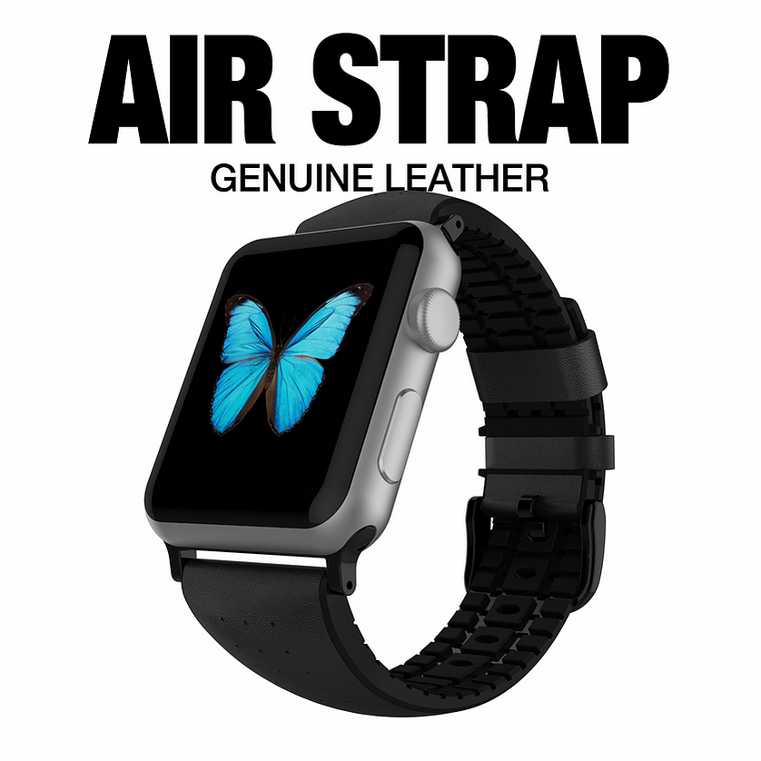 Patchworks Apple Watch (42mm) Air Strap, Black