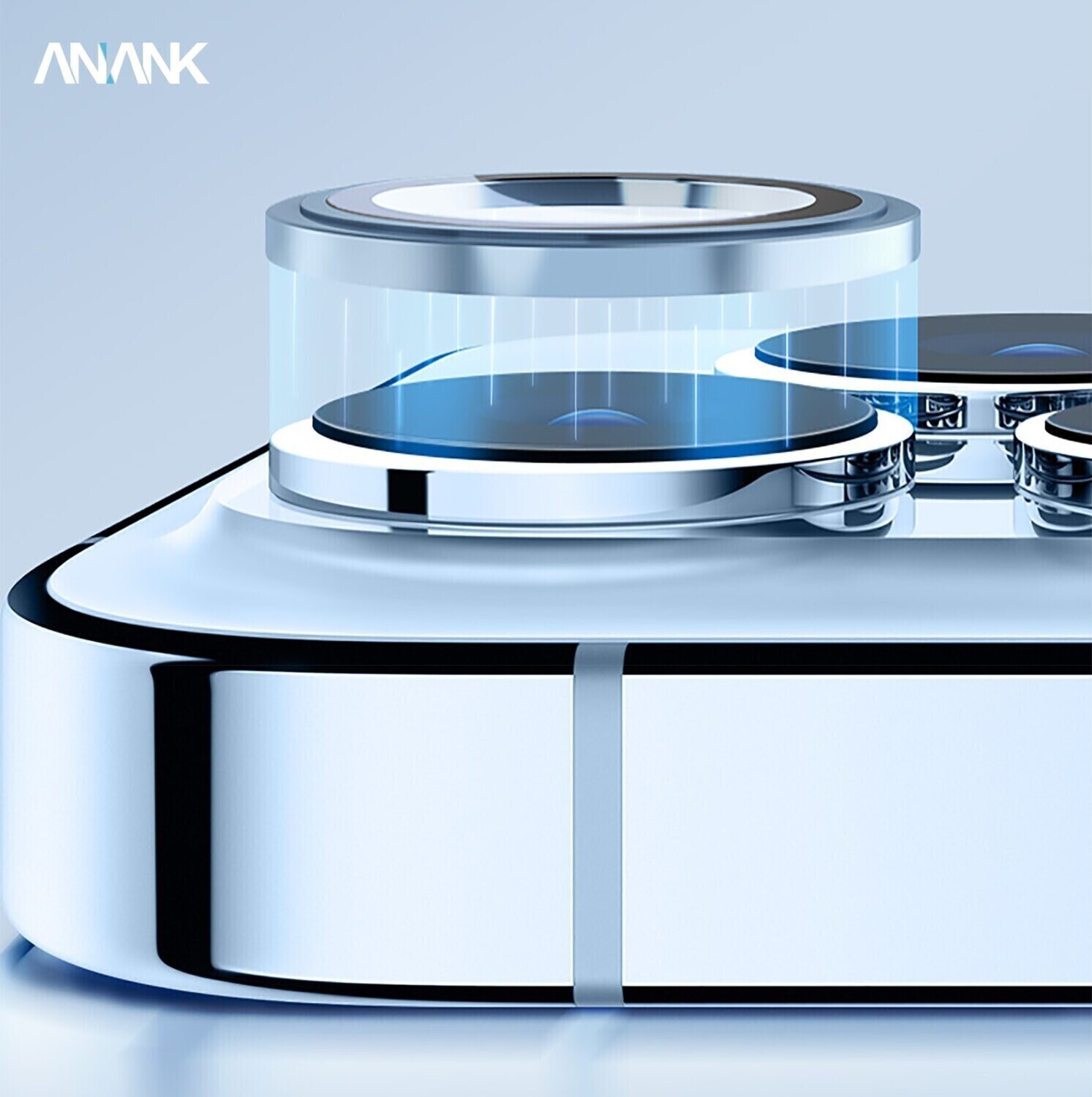 Anank iPhone 13 Pro Max AR Circle Lens Guard, Transparent