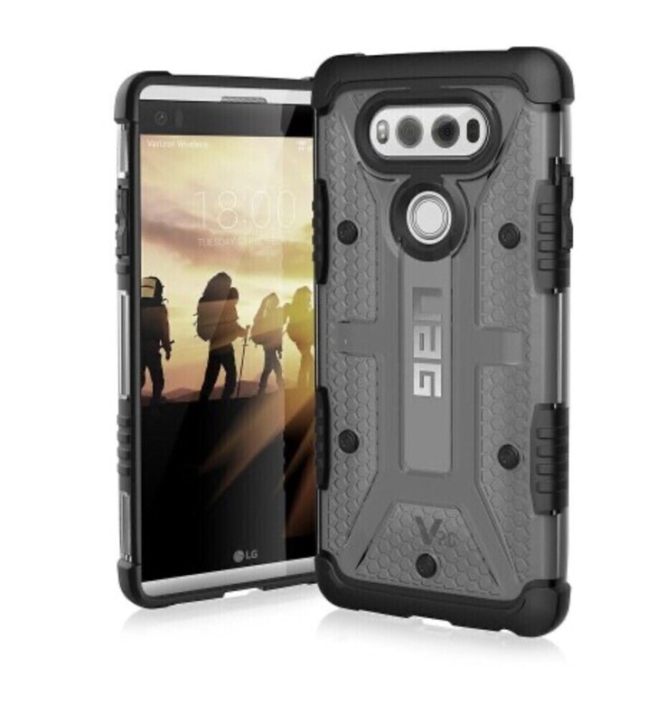 UAG LG V20 Plasma Case, Ash/Black (Grey Transparent)