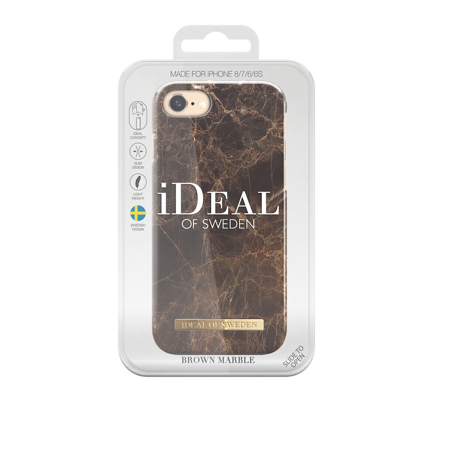 iDeal Of Sweden iPhone 7 4.7" Fashion Case A/W 16-17, Brown Marble