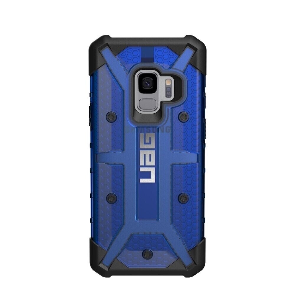 UAG Samsung Galaxy S9 Plasma Case, Cobalt/Black (Blue Transparent)