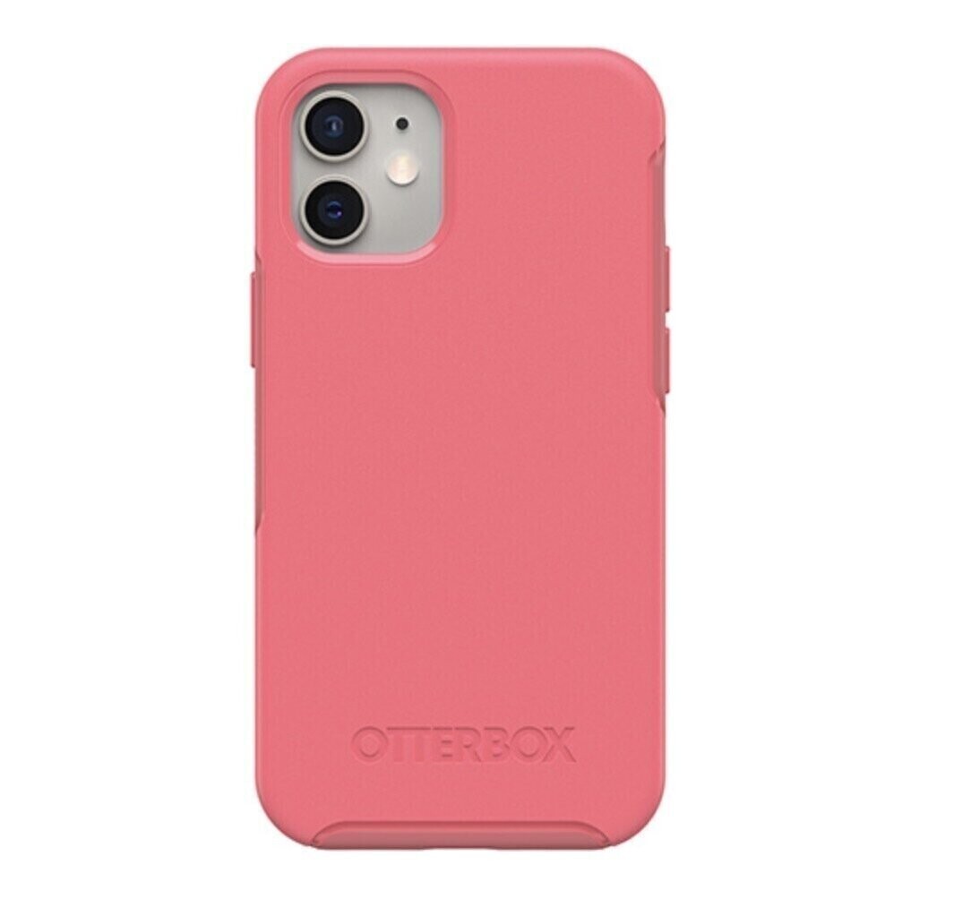 OtterBox iPhone 12 mini Symmetry Series+ Case with MagSafe, Tea Petal (Pink/Rose)