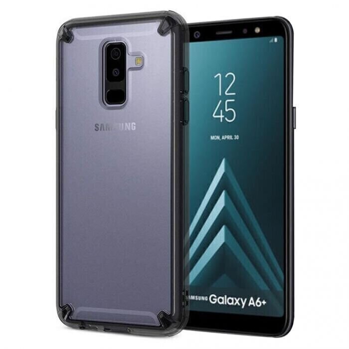 Ringke Samsung Galaxy A6 Plus (2018) Fusion, Smoke Black