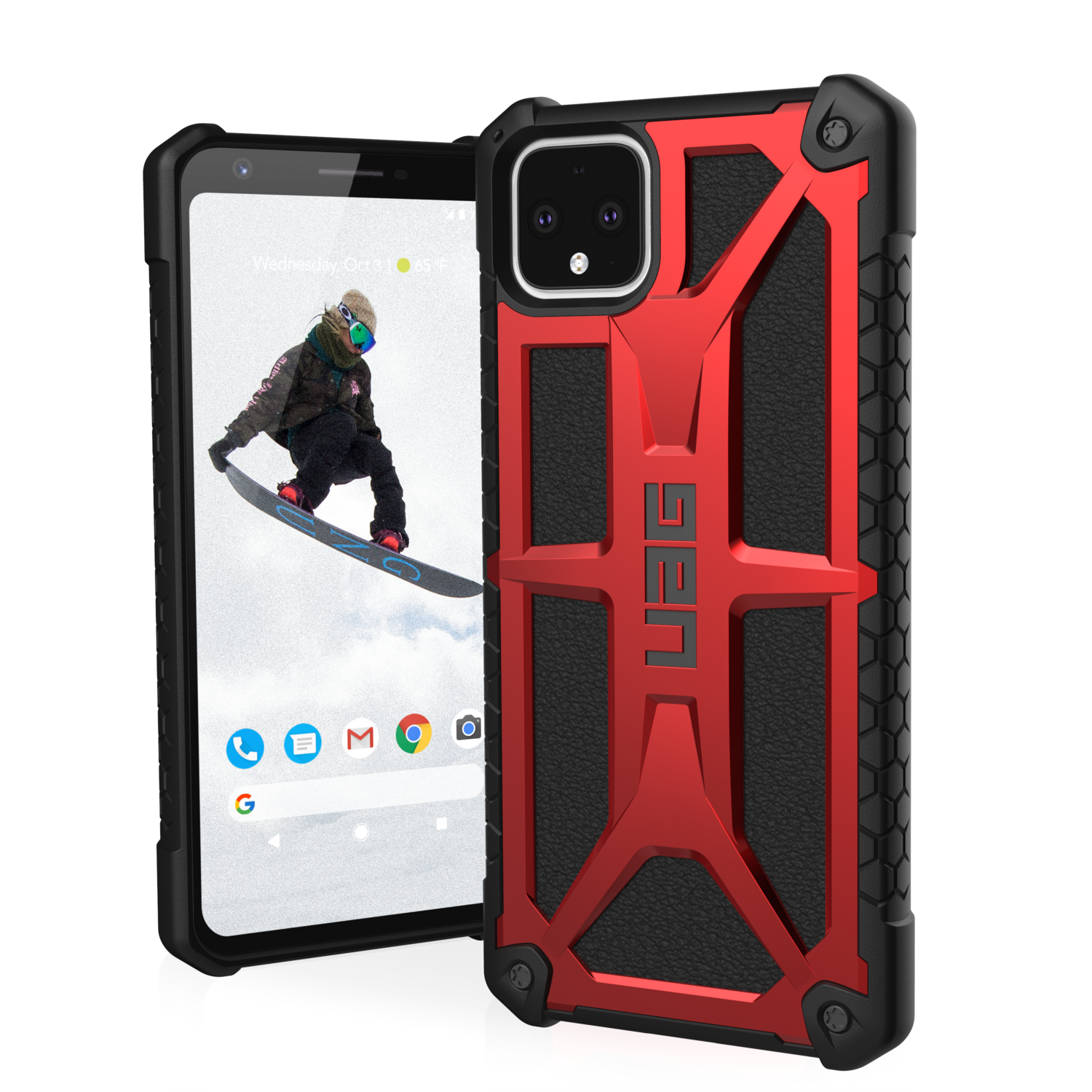 UAG Google Pixel 4 XL Monarch Case, Crimson