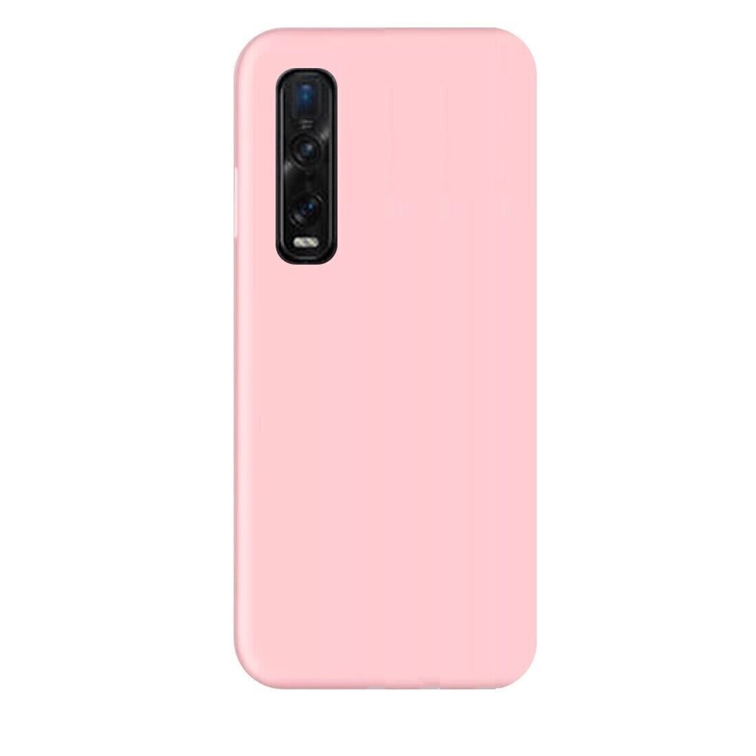 Komass Oppo Find X2 Pro Liquid Silicone Back Cover, Pink