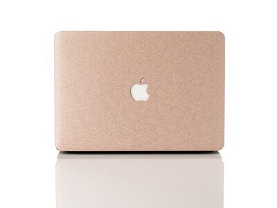 Macally MacBook Air 11&quot; Hardshell Case (AIRSHELL11GDPU), Gold Silk Leather