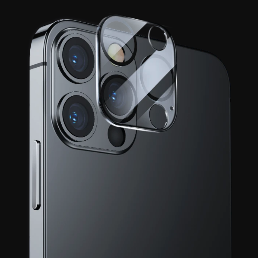 Komass iPhone 12 Pro Max 6.7" Lens Protector, Black (Screen Protector)