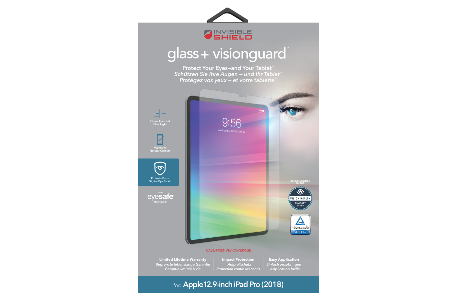 ZAGG InvisibleShield GlassPlus iPad Pro 12.9" (2018) VisionGuard