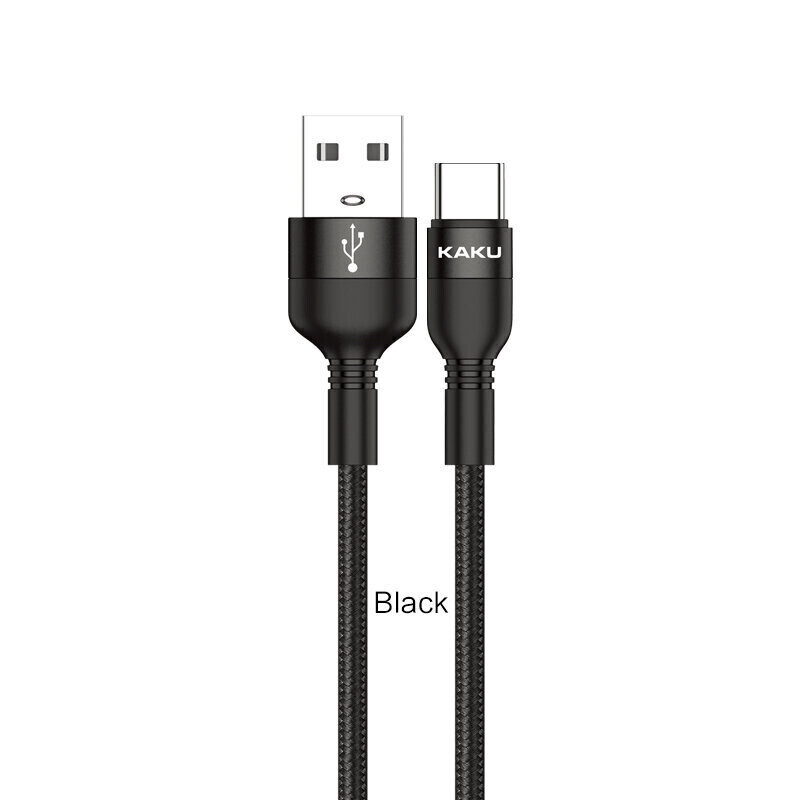 Kaku KSC-431 DAOGE Aluminum Alloy Fast Charging Data Cable (USB To Type-C) (1.2M), Black