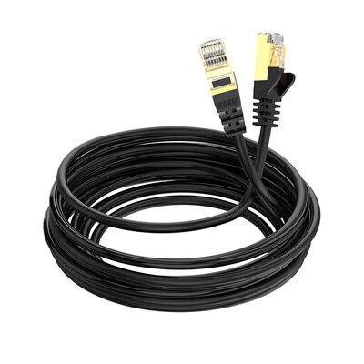 Kaku Six Class Pure Copper Gigabit Ethernet Cable (5M), Black