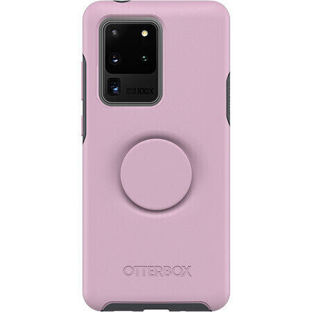OtterBox Otter + Pop Samsung Galaxy S20 Ultra 5G 6.9" Symmetry Series, Mauvelous (Pink/Grey)