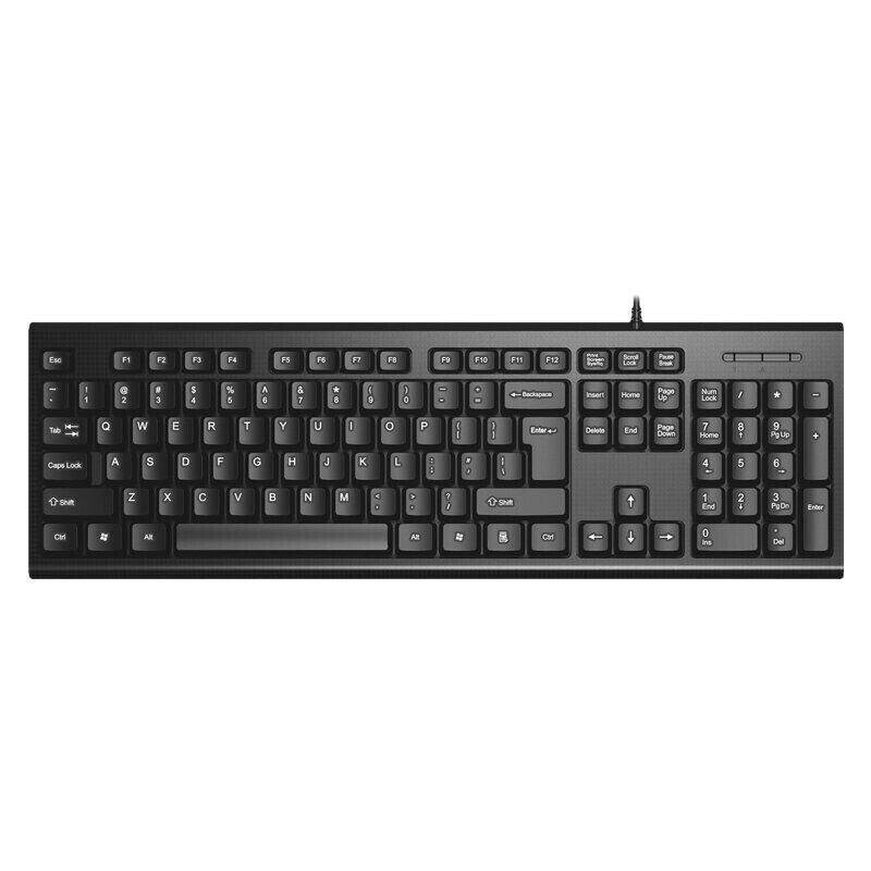 Kaku Usb Wired Keyboard, Black, KSC-359 AOBO