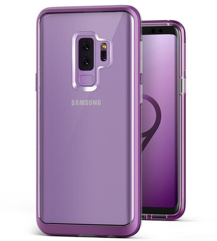 VRS Design Samsung Galaxy S9 Plus Crystal Bumper TPU PlusPC, Ultra Violet