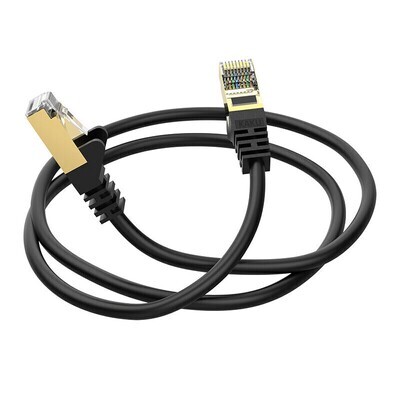 Kaku Class Pure Copper Gigabit Ethernet Cable (1M), Black