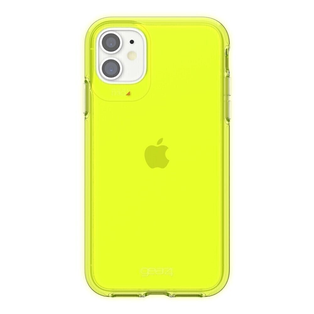 Gear4 iPhone 11 6.1" D3O Crystal Palace, Neon Yellow