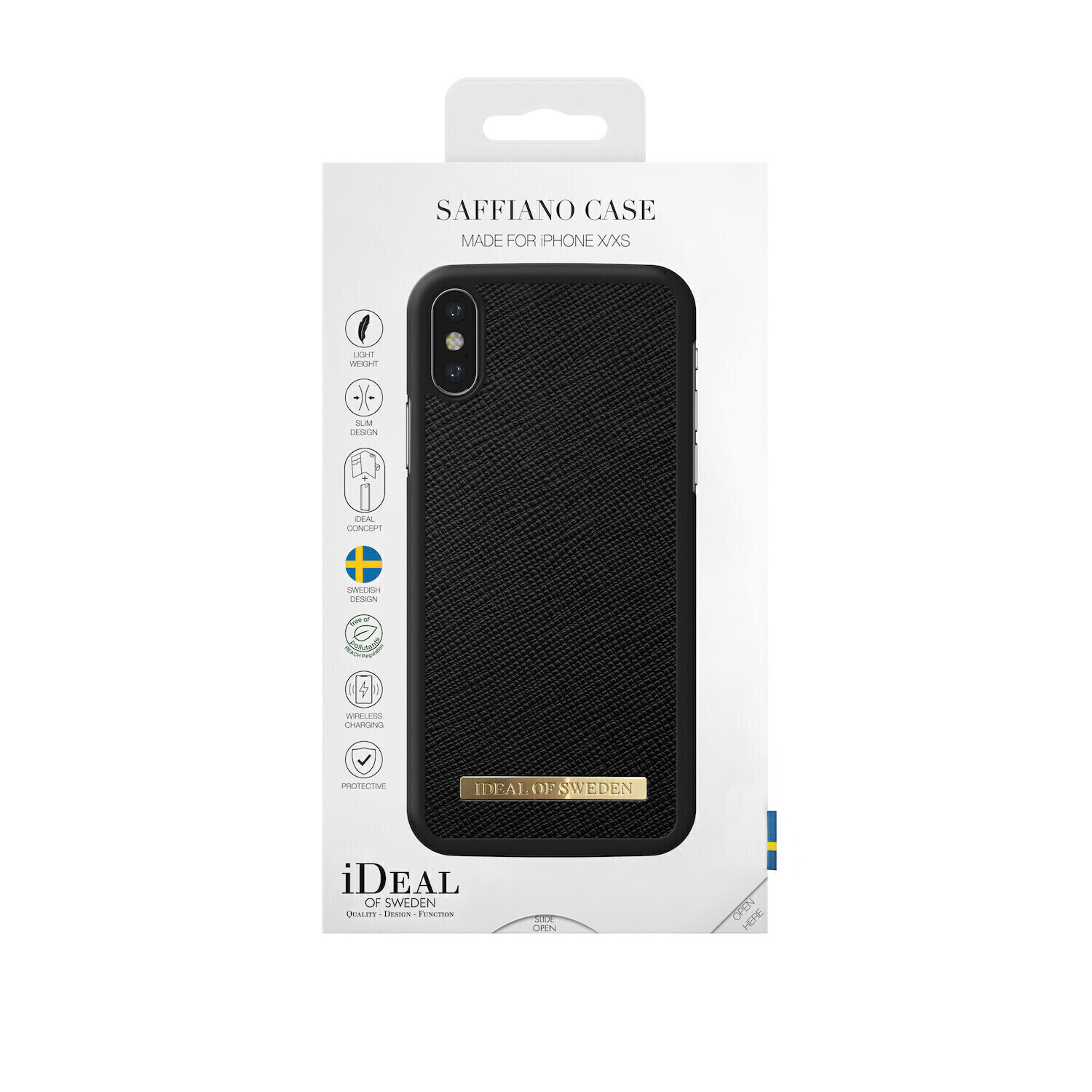 iDeal Of Sweden iPhone 11 Pro Fashion Case Saffiano, Black