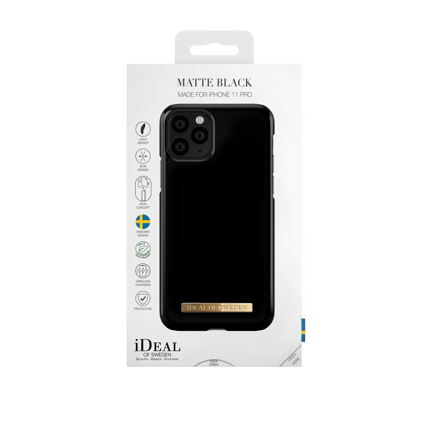 iDeal Of Sweden iPhone 11 Pro 5.8" Fashion Case 2019, Matte Black