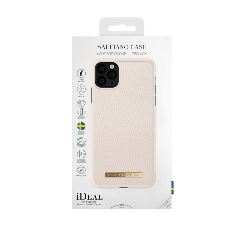 iDeal Of Sweden iPhone 11 Pro Max 6.5&quot; Fashion Case Saffiano, Beige