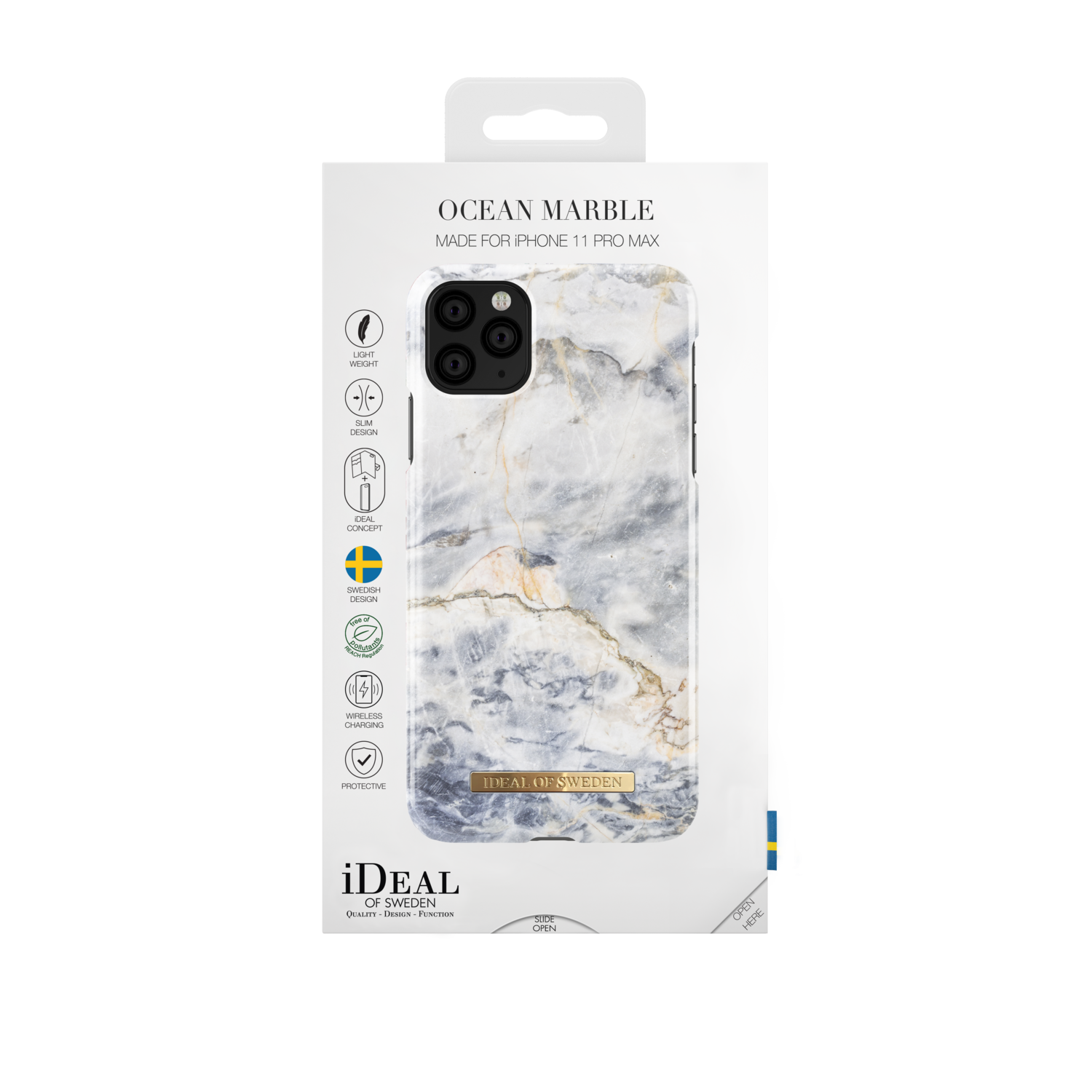 iDeal Of Sweden iPhone 11 Pro Max 6.5" Fashion Case 2019, Ocean Marble