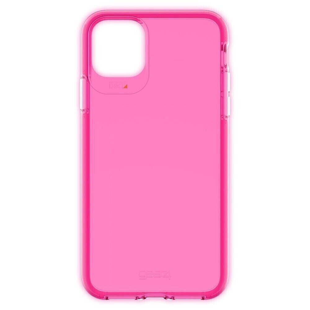 Gear4 iPhone 11 Pro Max 6.5" D3O Crystal Palace, Neon Pink