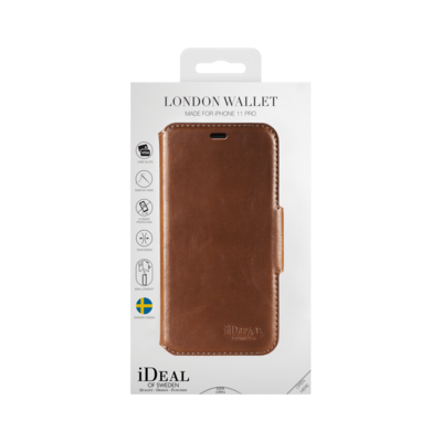iDeal Of Sweden iPhone 11 Pro 5.8&quot; London Wallet Case, Brown